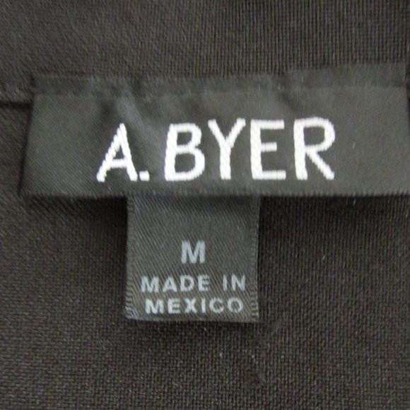 A BYER WOMEN'S JUNIOR'S SIZE M 7 - 9 BLACK JACKET LIGHTWEIGHT SUIT COAT BLAZER - Picture 9 of 11